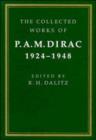 Image for The Collected Works of P. A. M. Dirac: Volume 1