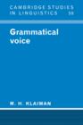 Image for Grammatical Voice