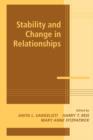 Image for Stability and Change in Relationships