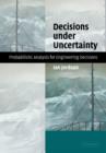 Image for Decisions under Uncertainty