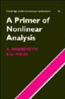 Image for A Primer of Nonlinear Analysis