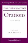 Image for Dio Chrysostom Orations: 7, 12 and 36 : No. VII, XII &amp; XXXVI