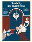 Image for Sensibility and English song  : critical studies of the early 20th century