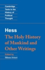 Image for Moses Hess: The Holy History of Mankind and Other Writings