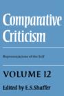 Image for Comparative Criticism: Volume 12, Representations of the Self