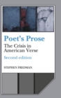 Image for Poet&#39;s Prose : The Crisis in American Verse