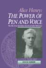Image for Alice Henry: The Power of Pen and Voice : The Life of an Australian-American Labor Reformer