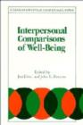 Image for Interpersonal Comparisons of Well-Being