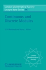 Image for Continuous and Discrete Modules
