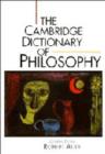 Image for The Cambridge Dictionary of Philosophy