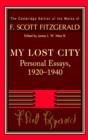 Image for Fitzgerald: My Lost City