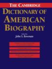 Image for The Cambridge dictionary of American biography