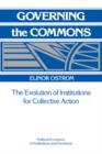 Image for Governing the Commons