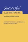 Image for Successful Lab Reports : A Manual for Science Students