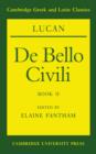 Image for Lucan: De bello civili Book II