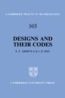 Image for Designs and their Codes