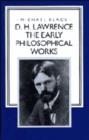 Image for D. H. Lawrence: The Early Philosophical Works