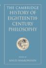 Image for The Cambridge history of eighteenth-century philosophy