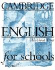 Image for Cambridge English for Schools 4 Workbook