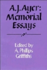 Image for A. J. Ayer: Memorial Essays