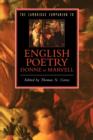 Image for The Cambridge Companion to English Poetry, Donne to Marvell