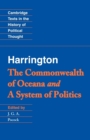 Image for Harrington: &#39;The Commonwealth of Oceana&#39; and &#39;A System of Politics&#39;