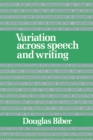 Image for Variation across Speech and Writing