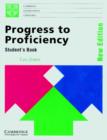 Image for Progress to Proficiency Student&#39;s book