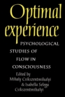 Image for Optimal experience  : psychological studies of flow in consciousness