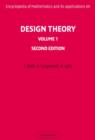 Image for Design theoryVolume 1 : v. 1