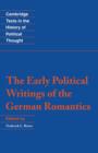 Image for The Early Political Writings of the German Romantics