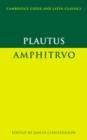 Image for Plautus: Amphitruo