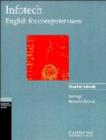 Image for Infotech  : English for computer users: Teacher&#39;s book