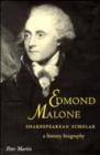 Image for Edmond Malone, Shakespearean Scholar
