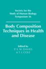 Image for Body Composition Techniques in Health and Disease
