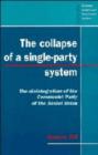 Image for The Collapse of a Single-Party System