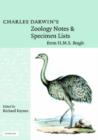 Image for Charles Darwin&#39;s zoology notes &amp; specimen lists from H.M.S. Beagle