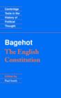 Image for Bagehot: The English Constitution