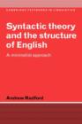 Image for Syntactic Theory and the Structure of English