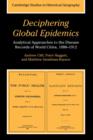 Image for Deciphering global epidemics  : analytical approaches to the disease records of world cities, 1888-1912