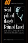 Image for The Social and Political Thought of Bertrand Russell