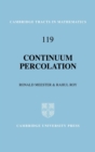 Image for Continuum Percolation