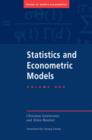 Image for Statistics and Econometric Models 2 volume set