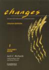 Image for Changes 1 Teacher&#39;s book Italian edition