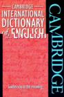 Image for Cambridge International Dictionary of English