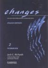 Image for Changes 2 Workbook Italian edition