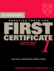 Image for Cambridge Practice Tests for First Certificate 1 Self-study student&#39;s book