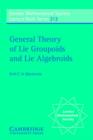 Image for General Theory of Lie Groupoids and Lie Algebroids