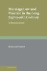 Image for Marriage Law and Practice in the Long Eighteenth Century