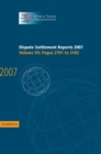 Image for Dispute Settlement Reports 2007: Volume 7, Pages 2701-3102